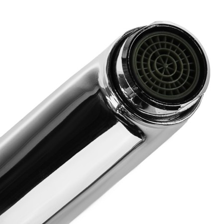 Comer for the Accoona A89473 sink, two -wound, with a nut, silumin, chrome-1