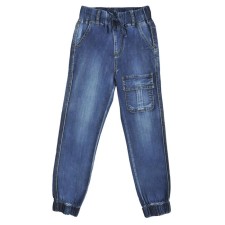 Jeans for boys, height 110 cm, blue color