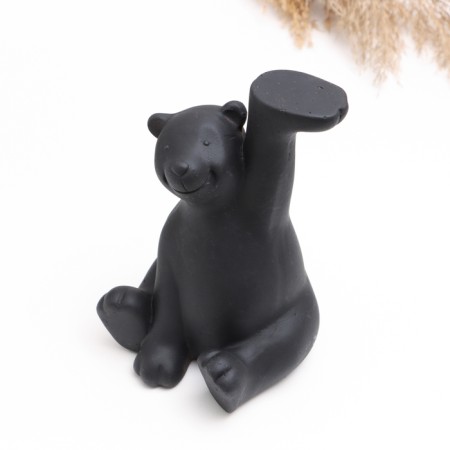 Figure "Bear" black, 17cm-4