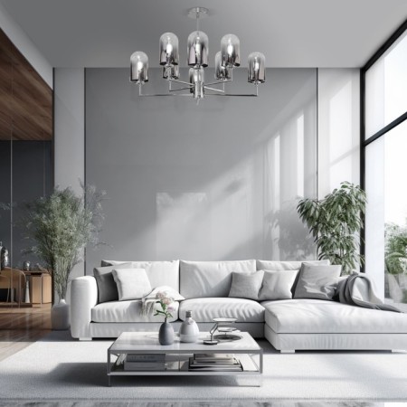 EUROSTO Pluto 60156/8, E14, 8x40W, 760x760x520 mm.-3