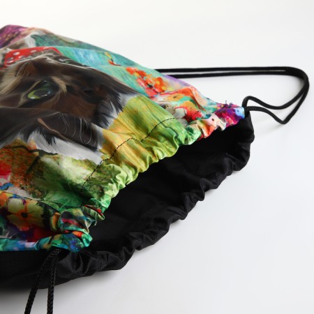 Back for shoes on the lace, green color/multi -colored-2