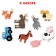 Maxi Puzzles "Blue Tractor: Funny Animals", 8 puzzles