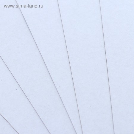Cardboard White A4, 6 sheets, premium talent school, mercenary, block 370 g/m2-3