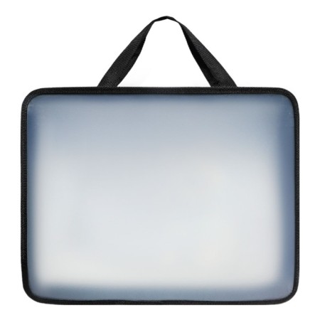 Folder with A4 handles, 330 x 260 x 75 mm, plastic, handle, calligrata "bulldog"-2