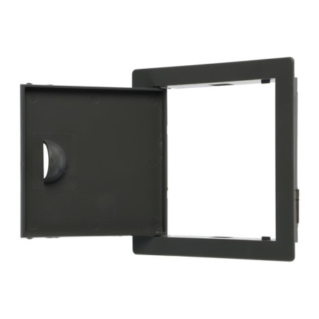 Examinated Luke "Vento" DR1010, 100 x 100 mm, with a pen, plastic, gray-1