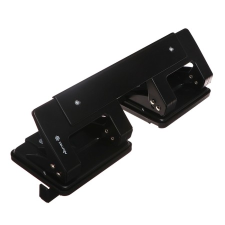 Metallic hole punch 20 sheets, Attomex, format ruler, black-4