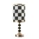 Board lamp "Chess Style" E27 40W black and gold 14x14x40 cm Risalux