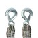 Torso towing cable, 2.5 t, 4 m, 2 hooks