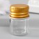 Decor for creativity Glass "Jars with a lid" gold, 5.5 ml, 3x2.2x2.2 cm