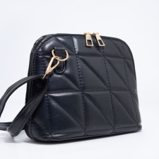Bag Cross-Bodi with a zipper, black color