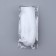 Bloss ribbon with a cassation, 15 mm × 10 m, white color