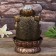 The desktop fountain from the network, Parvati and lotuses backlighting 29x19.5x19.5 cm