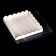 Box for cookies, white, 18 x 18 x 3 cm