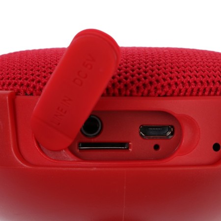 Portable column Inwa AS-63, 5 W, 750 mAh, waterproof, steering wheel mount, red-5