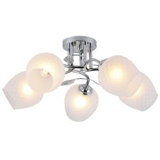 Ceiling light ESCADA, 1108/5PL. 5x40W, E27, 550x550x230 mm, chromium color