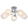 Ceiling light ESCADA, 1108/5PL. 5x40W, E27, 550x550x230 mm, chromium color