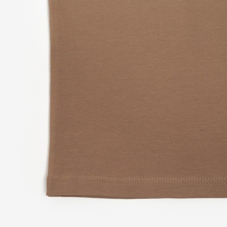 Women's Longsliva Minaku: Basic Line Taup Color, Size 44-8