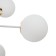 Causte "Punto" 9he27 white-gold 76x76x78 cm
