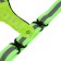 Signal vest, reflecting with adjustable size, light green, LED signal, 4 modes