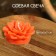 Candle "Flower" 5x5x2 cm, soy wax, mix