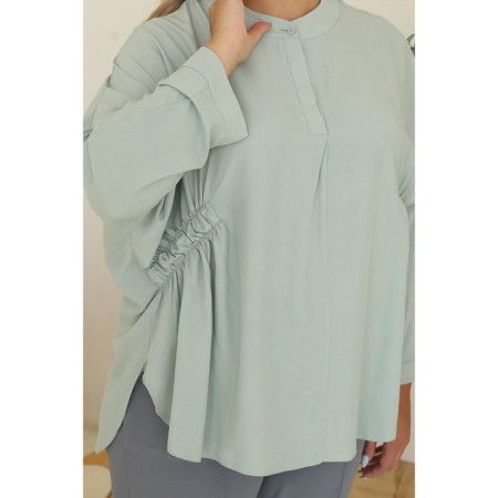 Female blouse, size 48, mint color-13