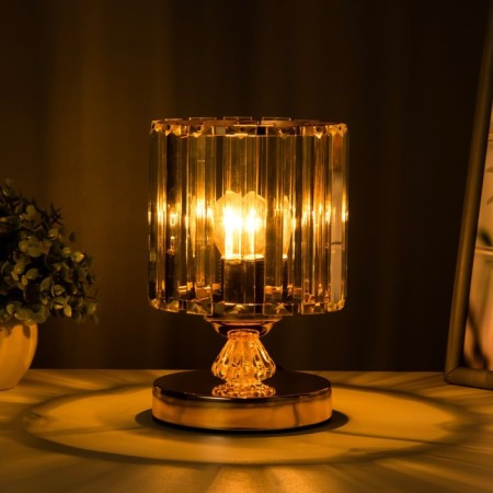 Table lamp 16225/1GD E27 40W gold 13.5x13.5x19 cm Risalux-2