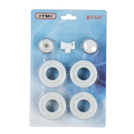 A set for connecting the radiator OTMO, 1 x 1/2 ", without brackets, in a blister