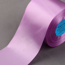 Satin tape, 75 mm × 33 ± 2 m, lavender color No. 153