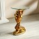 Decorative table "African with a child on the back" gold 42x42x64 cm