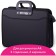 Plastic portfolio A4 BRAUBERG, 3 departments, 390 x 315 x 120 mm, on a zipper, black