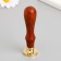 Printing for wax with a wooden handle "Month and ship" 9x2.5x2.5 cm