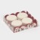 Box for confectionery with PVC lid "Winter Vacations", 13 x 13 x 3 cm, New Year