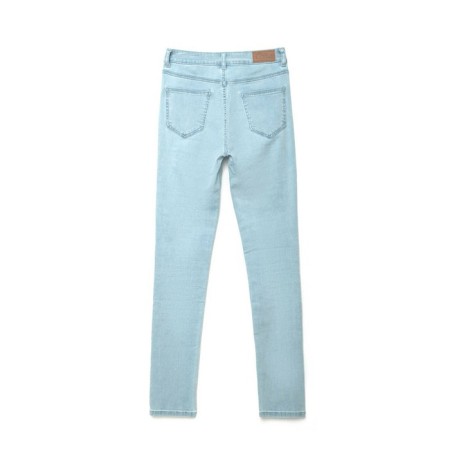 Women's jeans with high landing CONTE Elegant, size M, color Bleach Blue-4
