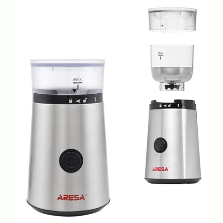 ARSA AR-3605 coffee grinder, electric, 180 watts, 65 g, silver-4