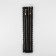 Metal zipper, No. 3, non -proceeding, automatic lock, 30 cm, black color/nickel