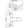 Wasserkraft Elbe 7401 bath mixer, single -leaf, watering can, excess length 109 mm, black 75778