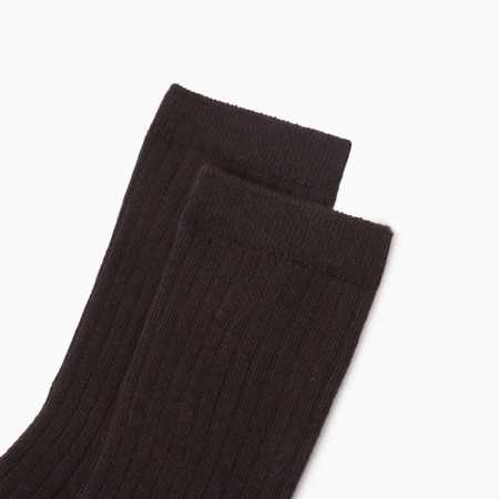 Гольфы детские 2 пары Крошка Я BASIC LINE, 8-10 см, коричневый/ синий-1