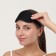 Sleep mask "perforation", 18 × 9 cm, elastic band is single, black color