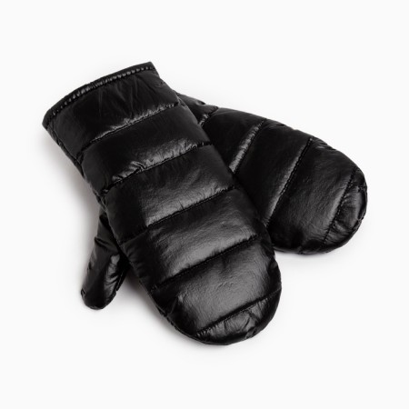 Women's mittens minku, rr 23 cm, central black-3