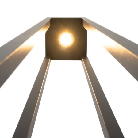 Outdoor O424FL-L25GF, 25W, 11x11x200 cm, LED, 1500LM, 3000K, graphite color, graphite-8