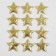 The stars are decorative, set of 12 pcs., Size 1 pc. 5.5 × 5.5 cm, color gold