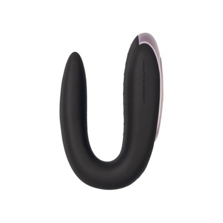 A multifunctional stimulator for steam Satiffyer Partner Double Fun, 9 cm, silicone, black color-14