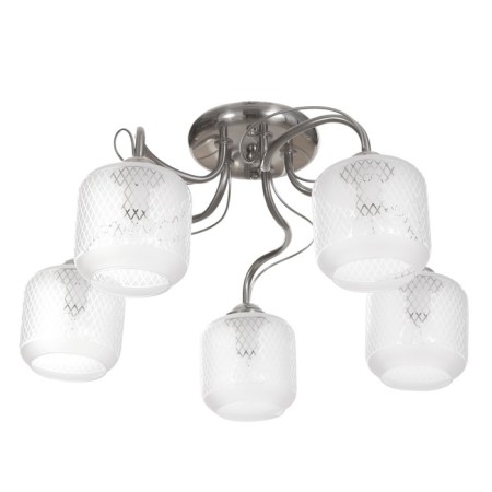 Cell chandelier Betty 5x40W E14 chrome 54x54x29 cm
