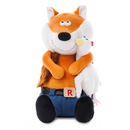 Soft toy "Clever fox and chicken", 24 cm MT-MRT-D04202307-24