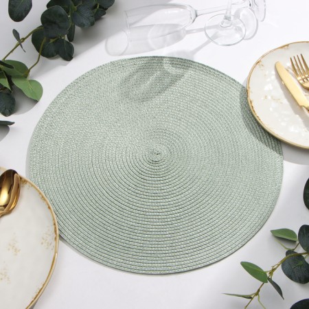 Serving shade "Classic", color green, d 38cm-1