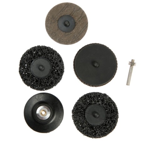 A set of tundra circles, 2 coral, petal, grinding, 75 mm, with an adapter, 5 pcs.-2