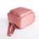 City backpack of textiles on lightning, 2 outer pockets, pink color