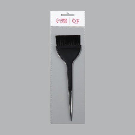 Hair coloring brush, wide, 21 x 6 cm, black color-3