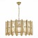 Suspended chandelier ST LUCE. SL1623.203.08. Corsia. 8x40 watts, E14, 65x65x32 cm, Shampan