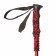 Scandinavian walking onLitop, telescopic, 3 sections, aluminum, up to 135 cm, 1 pcs., Red/blue color,